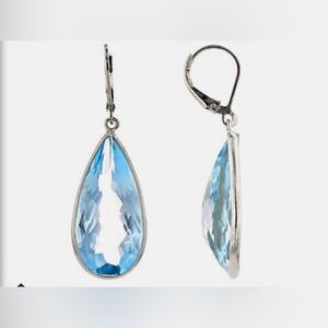Blue Topaz Earrings